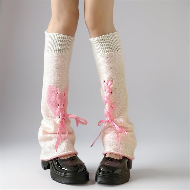 Insdark Goth Leg Warmers Women Japanese Gothic Y2k Harajuku Grunge Emo Punk 80s - Image 2